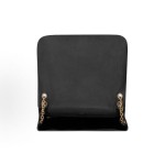 SAINT LAURENT YSL JAMIE 4.3 Distressed Logo Chain Hand bill Shoulder bag for women, black